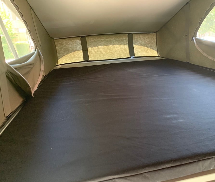 Aufstelldach-Matratze Viscoelastisch Premium aus 100% Baumwolle, 165x120x6cm 5